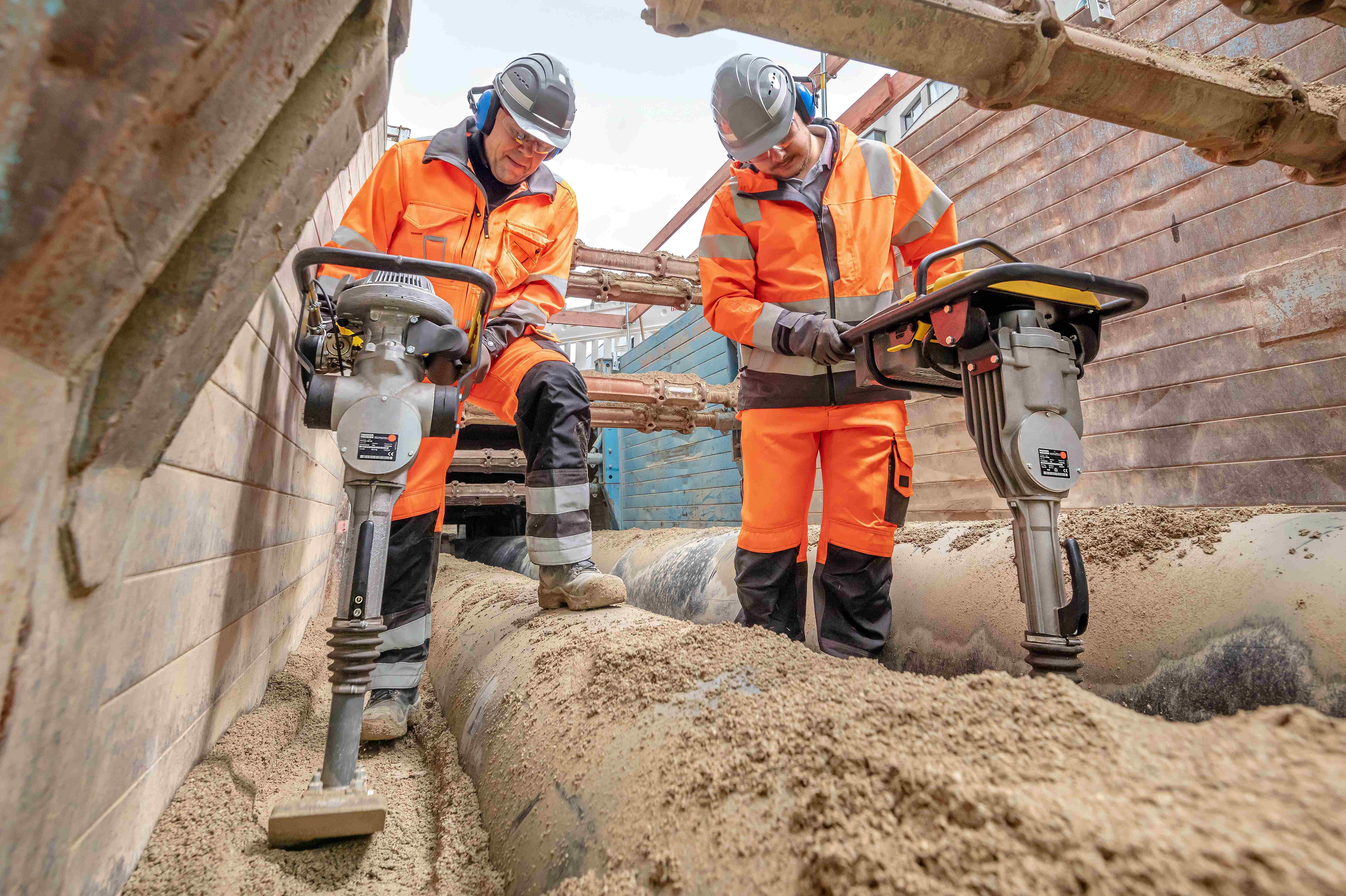 rammer BS30 and AS30e in action