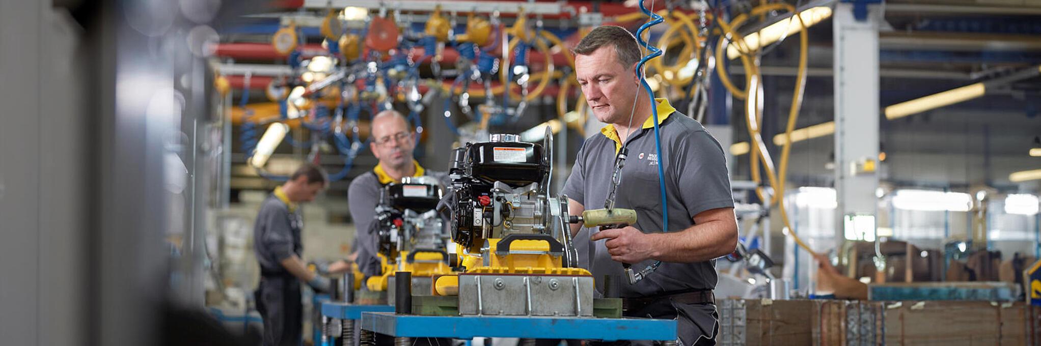 Wacker Neuson production hall in Reichertshofen, Germany