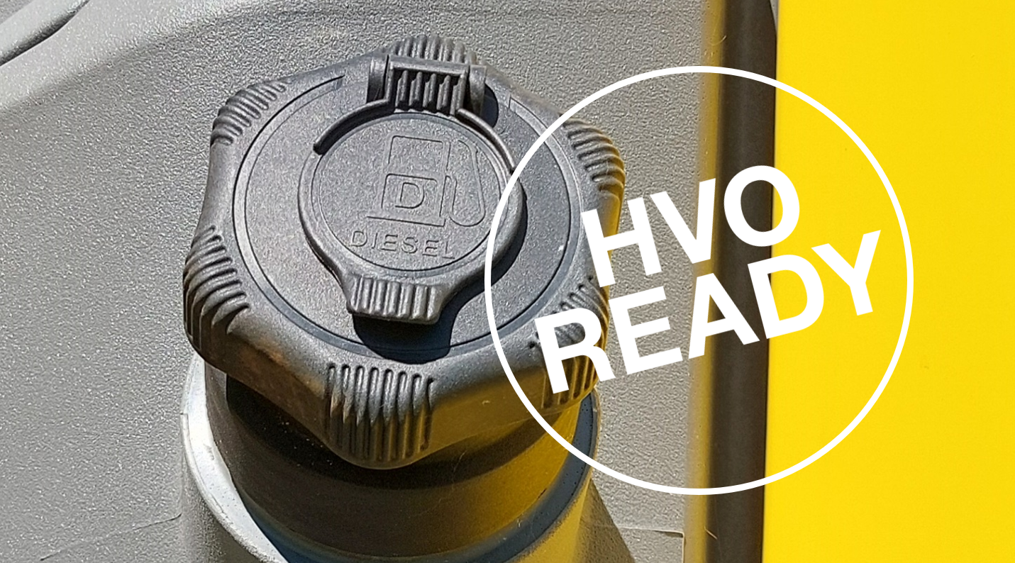 Close-up of a gas cap